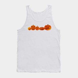 Pumpkins Inspired Silhouette Tank Top